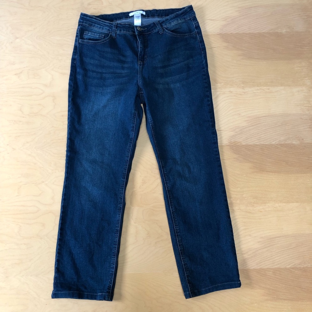 Cleo Blue Straight Leg Jeans Classic Denim